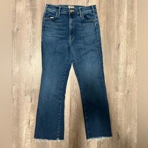 MOTHER Women's Hustler Ankle Fray Jeans